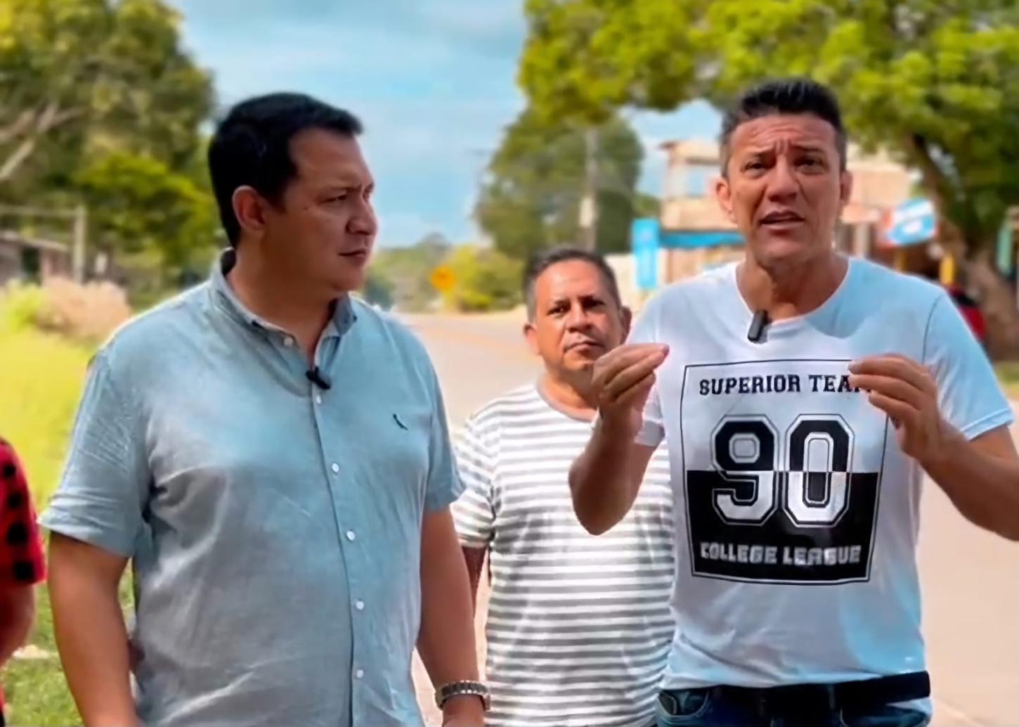 Moradores da Comunidade São Brás solicitam do vereador Júnior Tapajós, a implantação de sinalização eletrônica na rodovia Dr. Everaldo Martins km 08