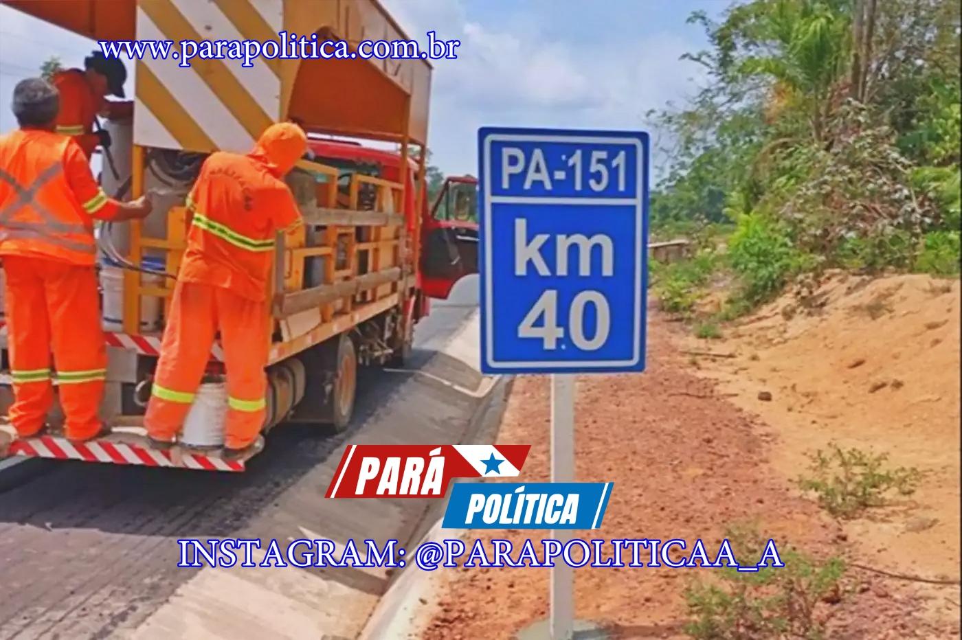 Pavimentação da PA-151 entra na reta final e consolida novo eixo logístico estratégico no Pará