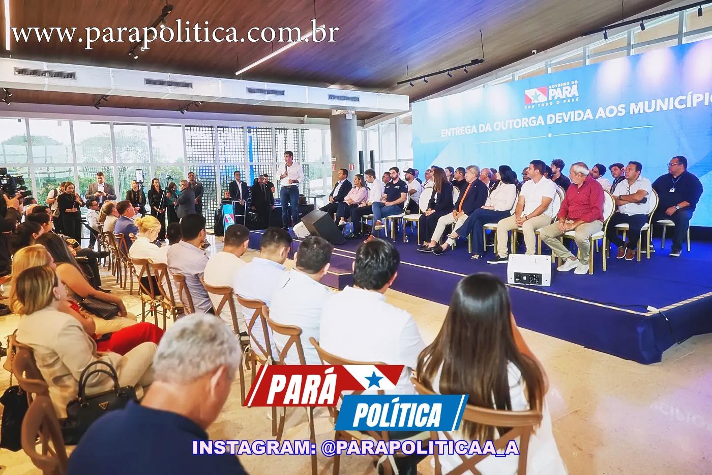 Governo do Pará realiza repasse da outorga e anuncia início de R$ 8,4 bilhões em investimentos em saneamento para 36 municípios