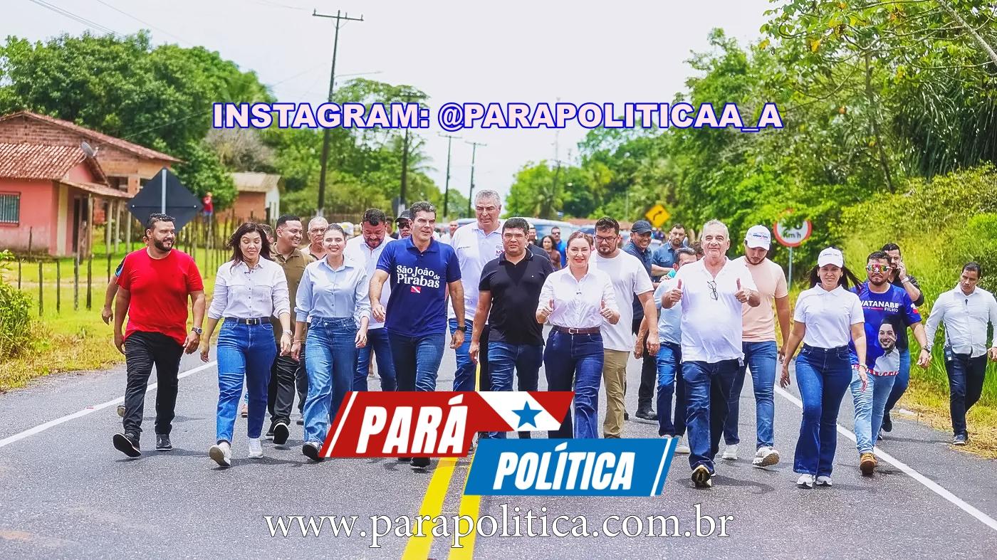 Estado entrega pavimentação da estrada de Japerica e fortalece mobilidade em São João de Pirabas