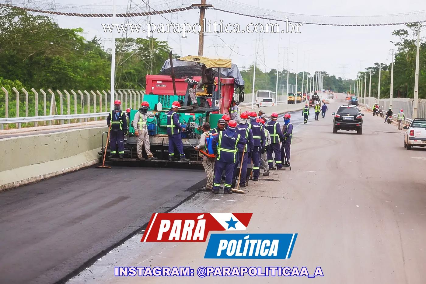 Na reta final das obras, Avenida Liberdade se consolida como novo corredor logístico do Pa