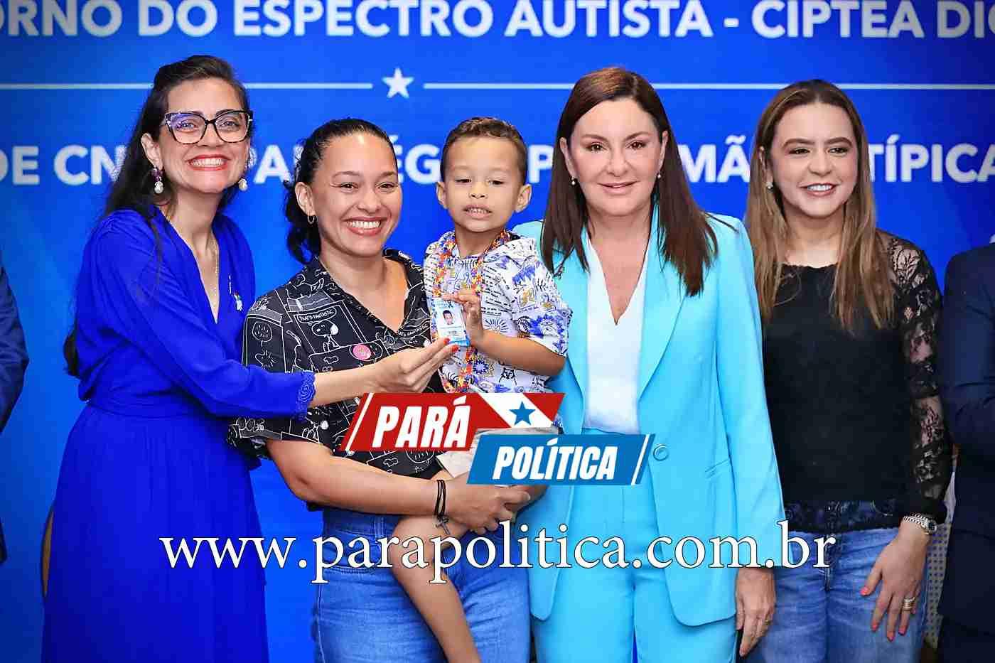 Governadora do Pará lança carteira de identificação digital para pessoas com autismo