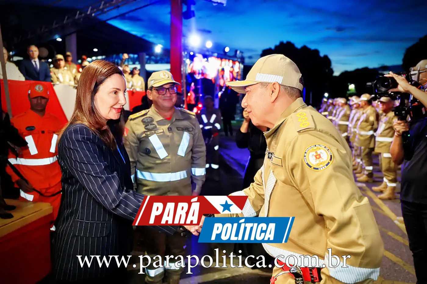 Governadora Hana Ghassan oficializa a maior promoção da história do Corpo de Bombeiros, para 580 militares