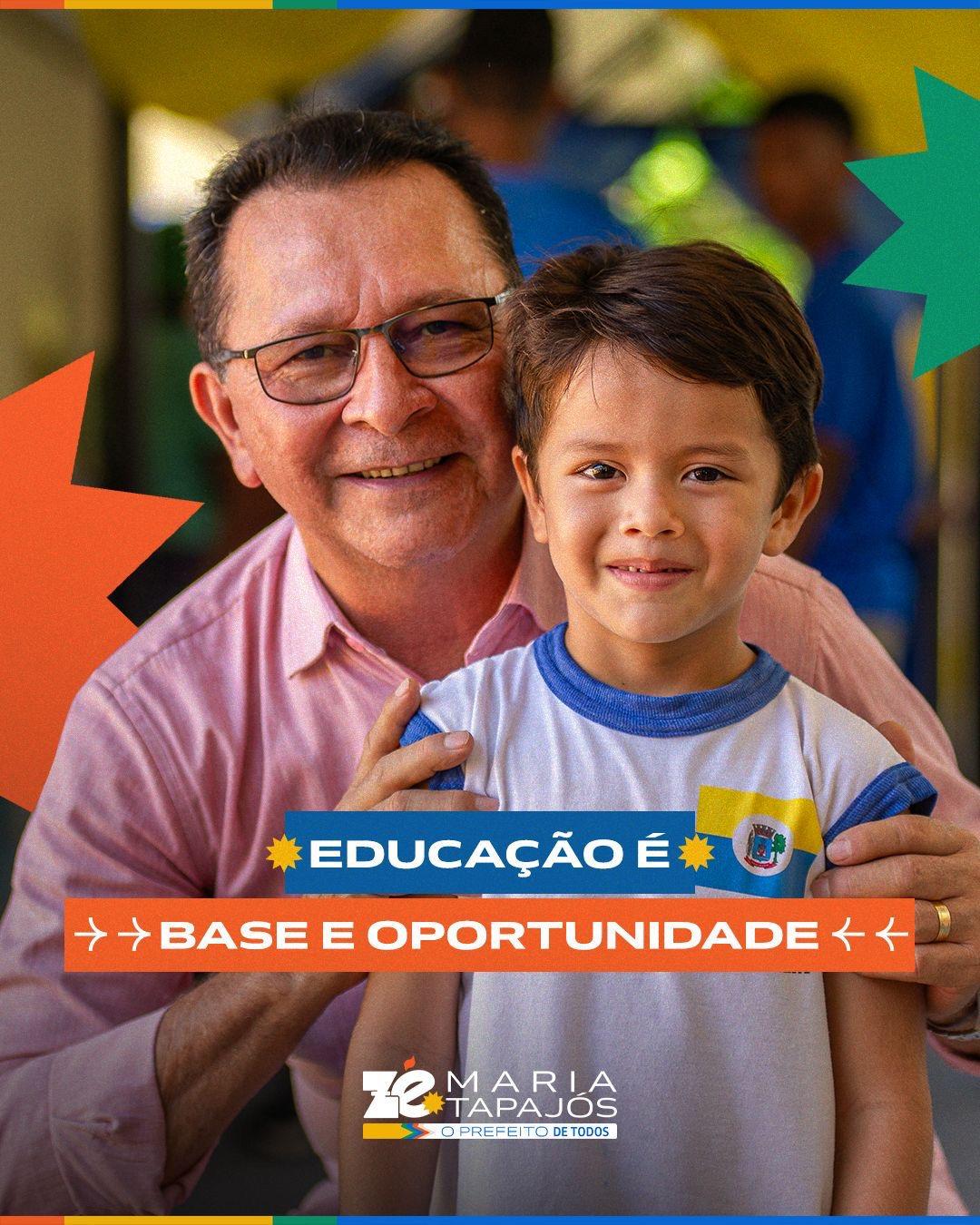 Educação como prioridade: Zé Maria Tapajós reforça compromisso com o futuro de Santarém