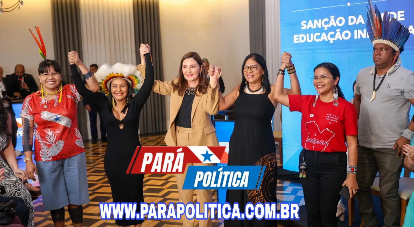 Governadora Hana Ghassan sanciona lei inédita da Educação Escolar Indígena no Pará