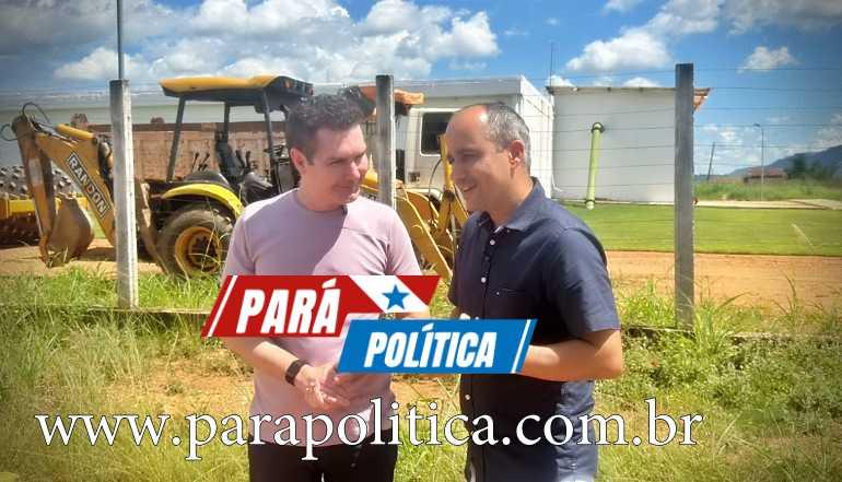 Jader Filho fortalece alianças e acompanha obras habitacionais em Ourilândia do Norte