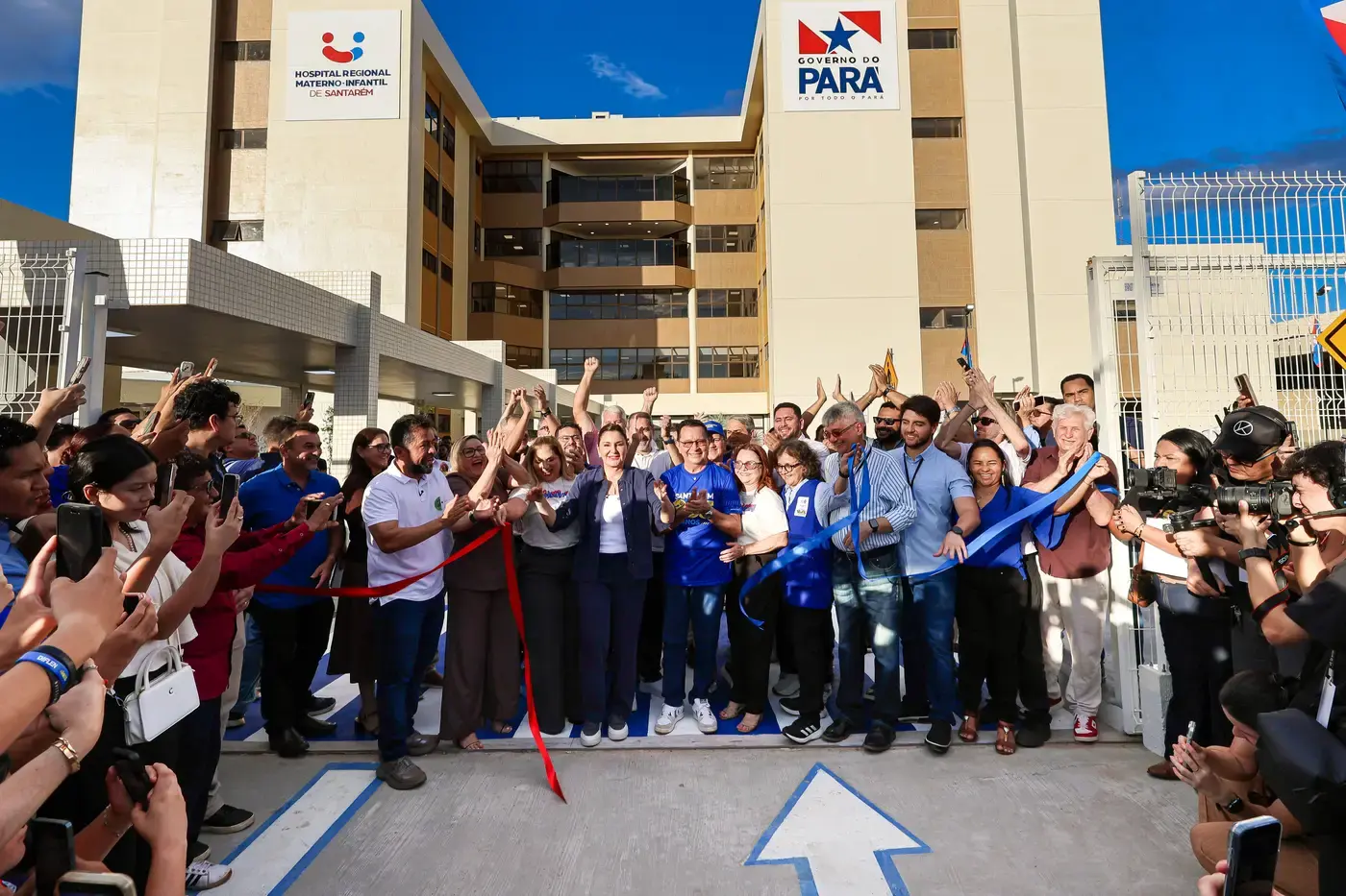 Governadora Hana Ghassan entrega Hospital Regional Materno-Infantil de Santarém