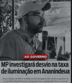 MP investiga desvio de R$ 63 milhões da taxa de iluminação em Ananindeua