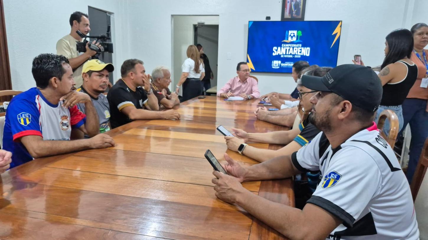 APOIO INÉDITO AO FUTEBOL: Prefeitura de Santarém bancará o Campeonato Santareno 2026