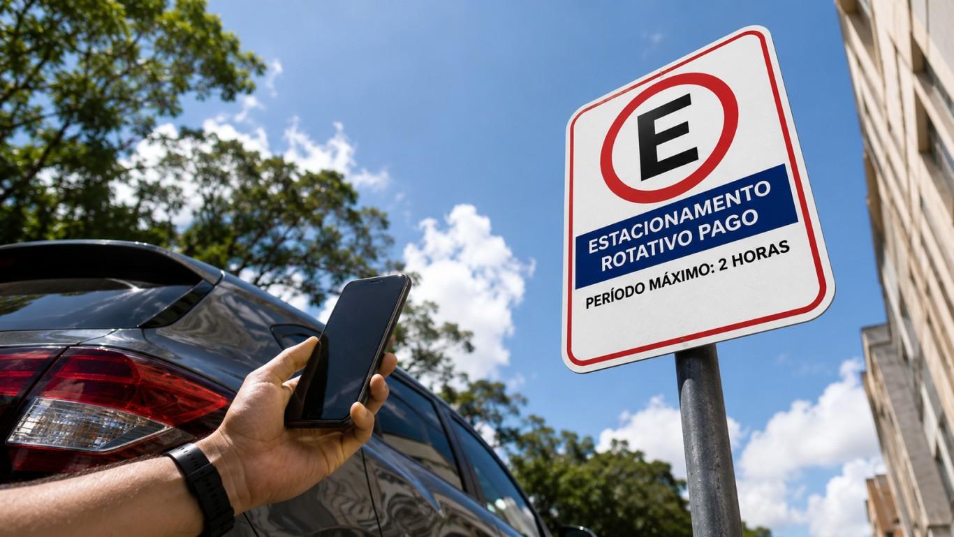 Com tarifas a partir de R$ 1,00 para motos e R$ 2,00 para carros, estacionamento rotativo volta a operar no Centro de Santarém