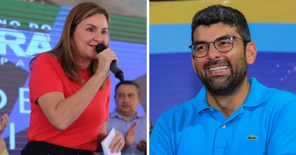 Pesquisa indica liderança de Hana Ghassan em disputa contra Daniel Santos em 1º e 2º turnos no Pará