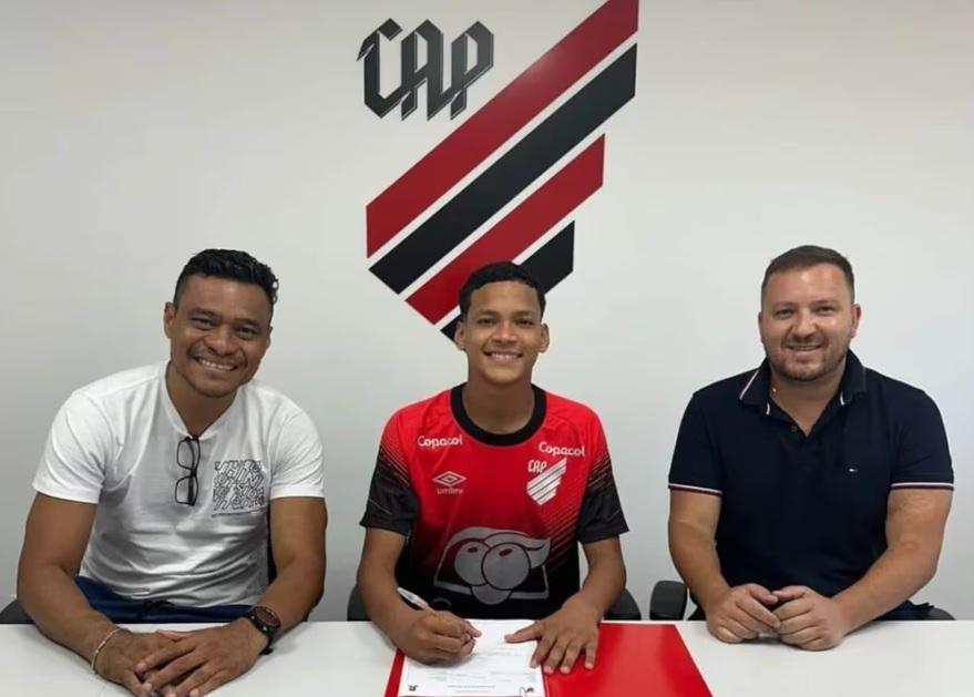 De Abaetetuba para o Brasil: aos 14 anos, Heitor Marabá se destaca como capitão na base do Athletico-PR