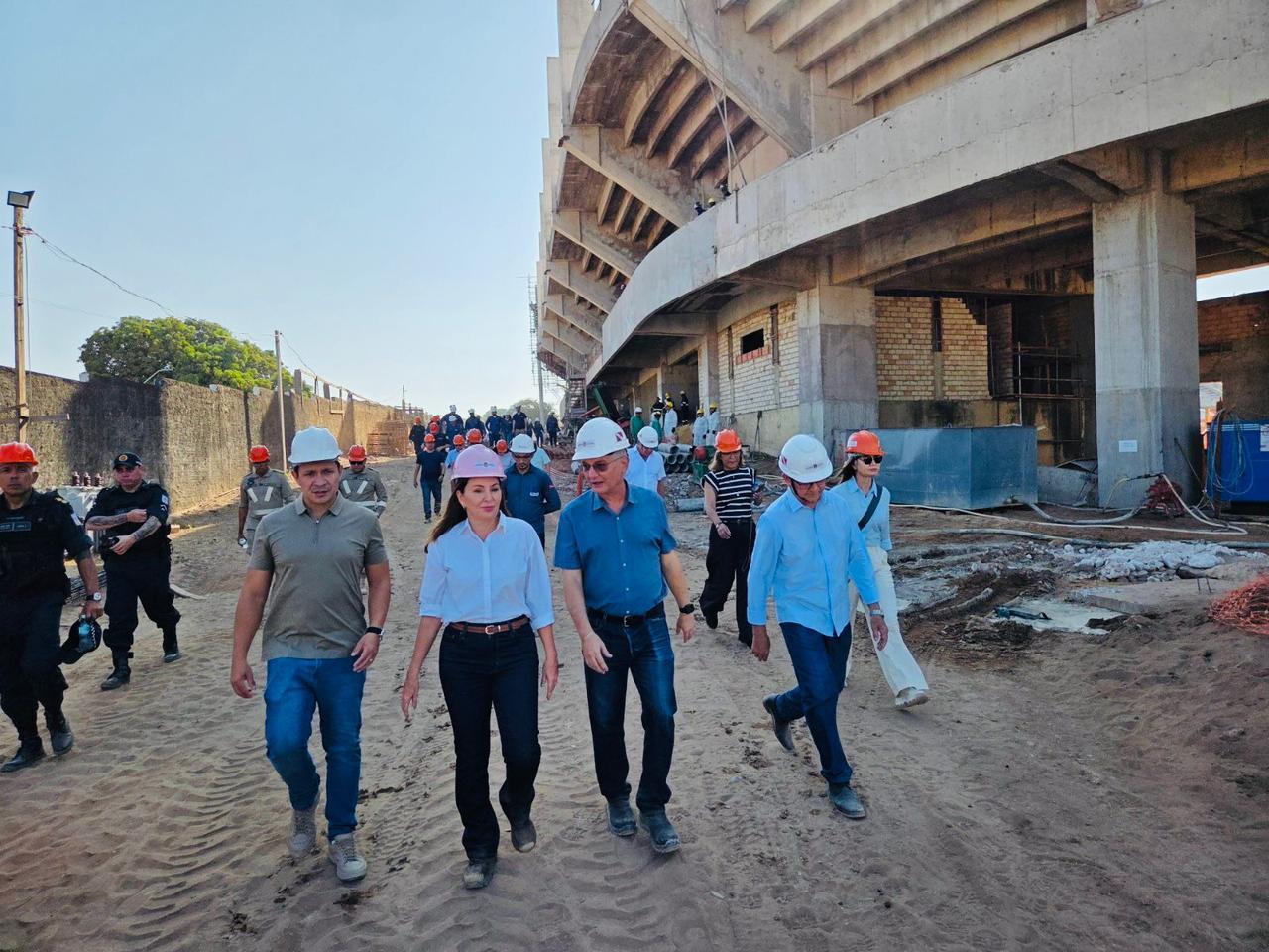 Em Santarém, obra do Estádio Colosso do Tapajós avança com quase 390 trabalhadores