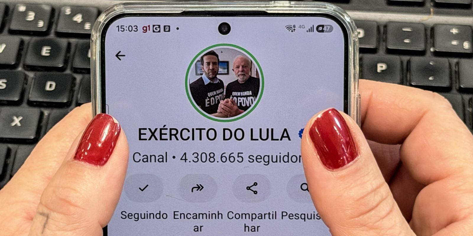 Canal Exército do Lula volta ao ar após registro no TSE