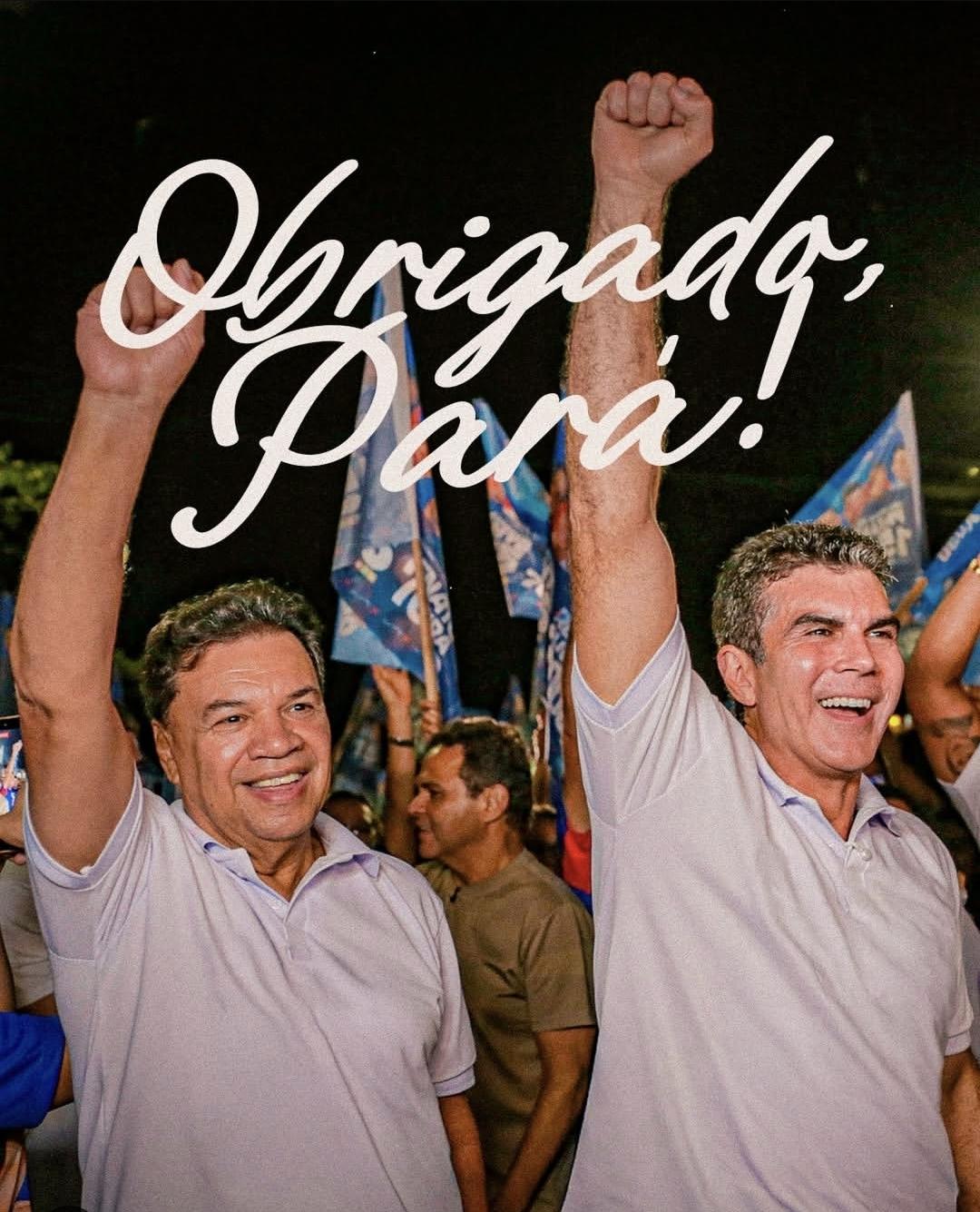 Helder Barbalho e Chicão são eleitos senadores pelo Pará nas Eleições 2026