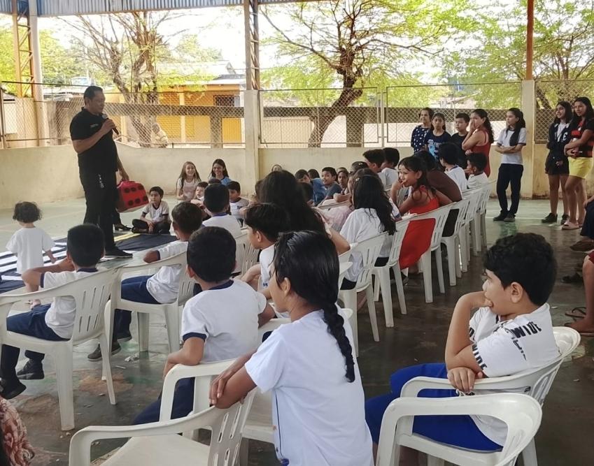 Prefeitura de Santarém leva projeto de educação para o trânsito aos alunos da Escola Eilah Gentil no bairro Santarenzinho
