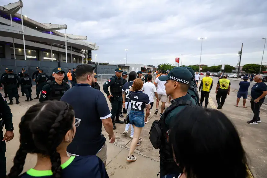 Segup mobiliza quase 600 agentes de segurança para a partida entre Remo e Botafogo no Estádio Mangueirão