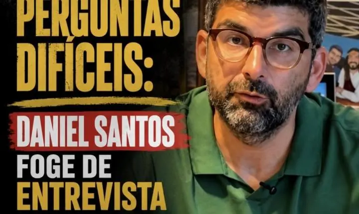 DANIEL SANTOS FOGE DE ENTREVISTA AO VIVO NA TV RECORD