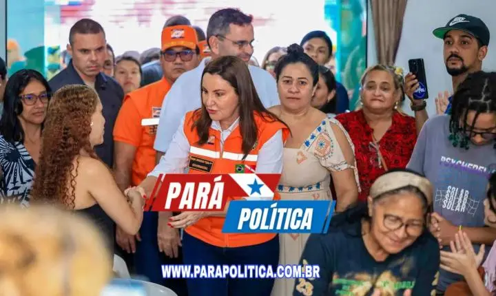 Governadora Hana Ghassan comanda em Ananindeua ação de assistência às famílias afetadas pelas chuvas