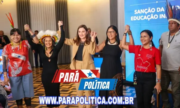 Governadora Hana Ghassan sanciona lei inédita da Educação Escolar Indígena no Pará