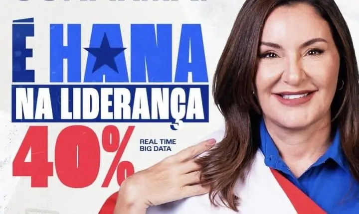 Pesquisa Doxa confirma Hana na liderança da disputa pelo Governo do Pará