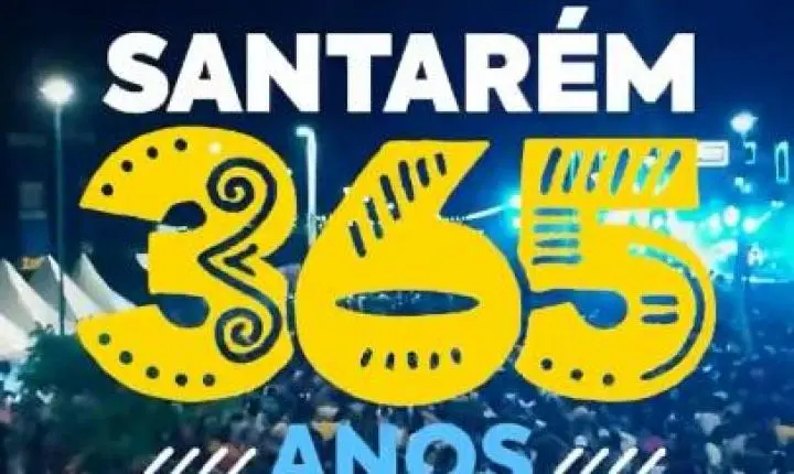 🎉 Santarém entra em clima de festa para celebrar seus 365 anos com grandes atrações na Orla da Cidade