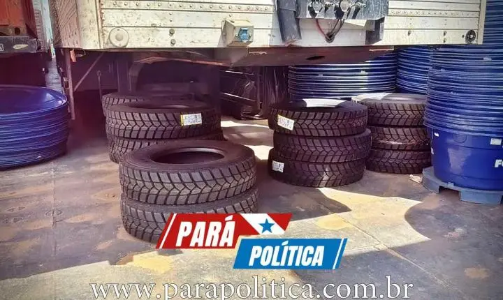 Sefa apreende 828 pneus avaliados em mais de R$ 600 mil no Baixo Amazonas